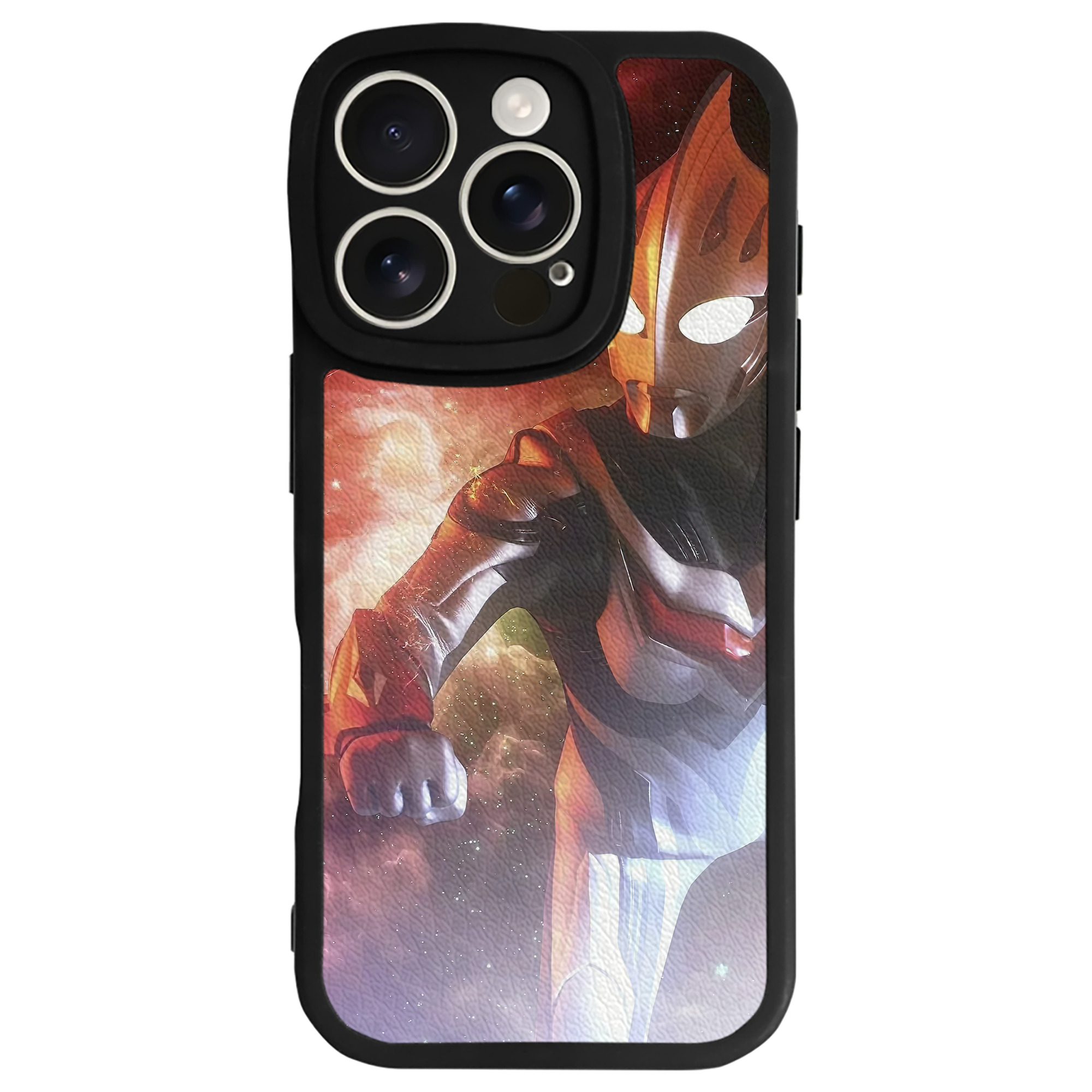 （画像用） ウルトラマン Ultraman 【iPhone 16シリーズ対応】シリコンスマホケース（レザー調） 材質：シリコン